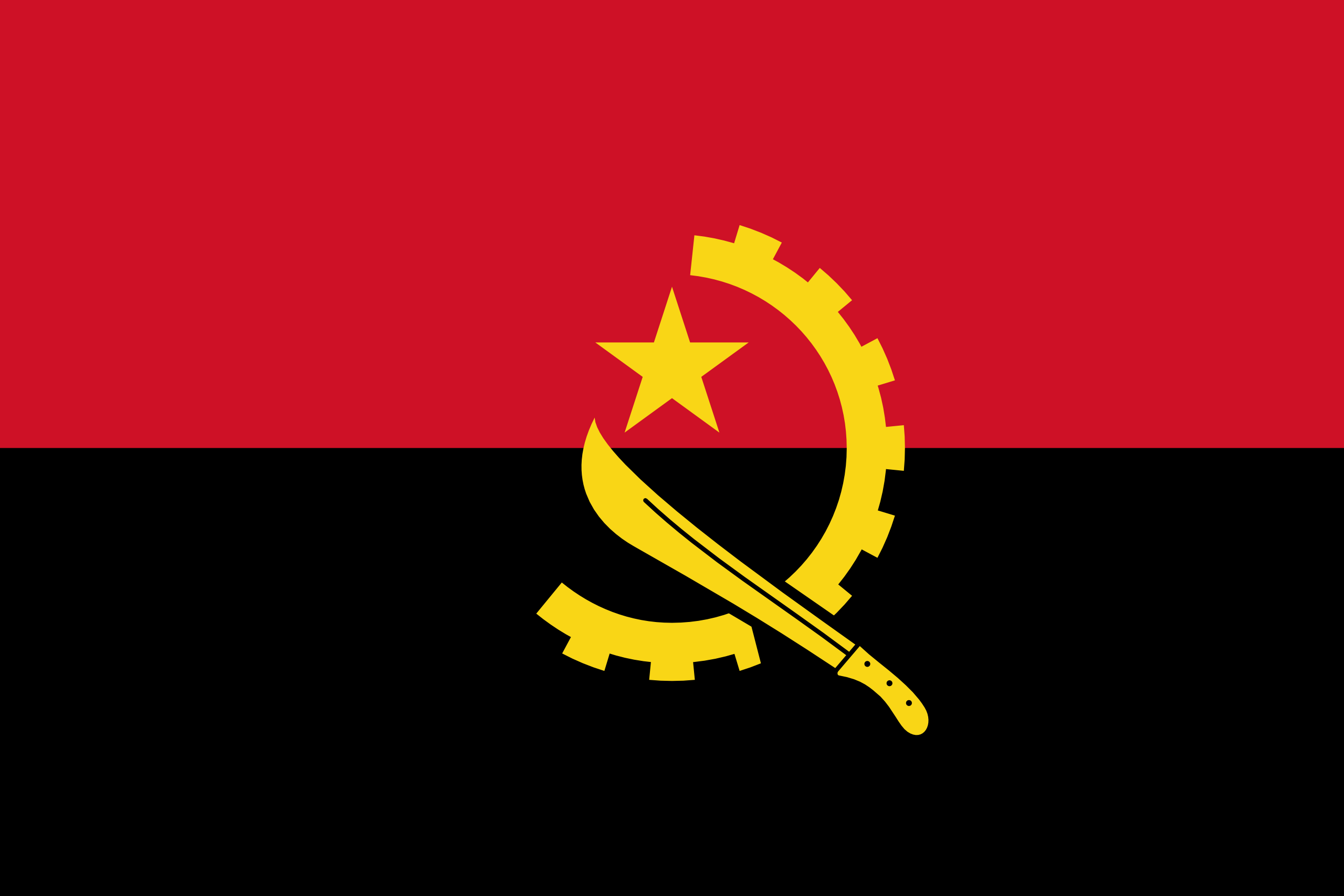 Angola's flag